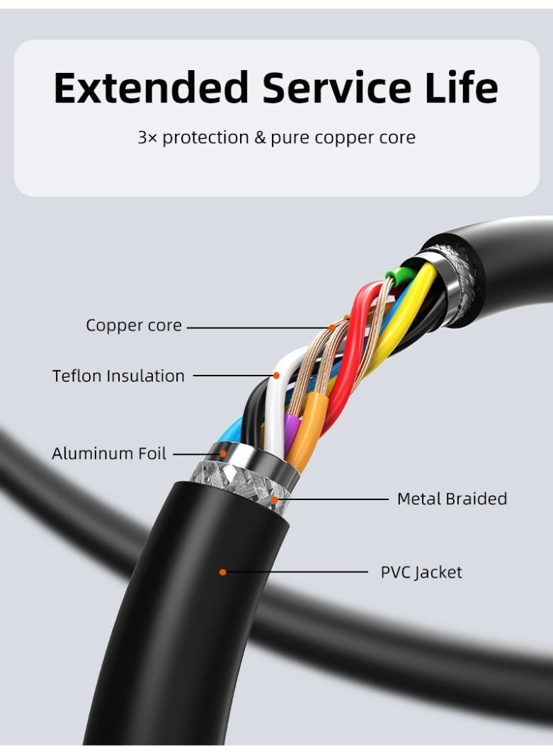 كابل تايم كابل تمديد USB 3.0 نشط، ذكر إلى أنثى، مع مضخم صوت - Image 2